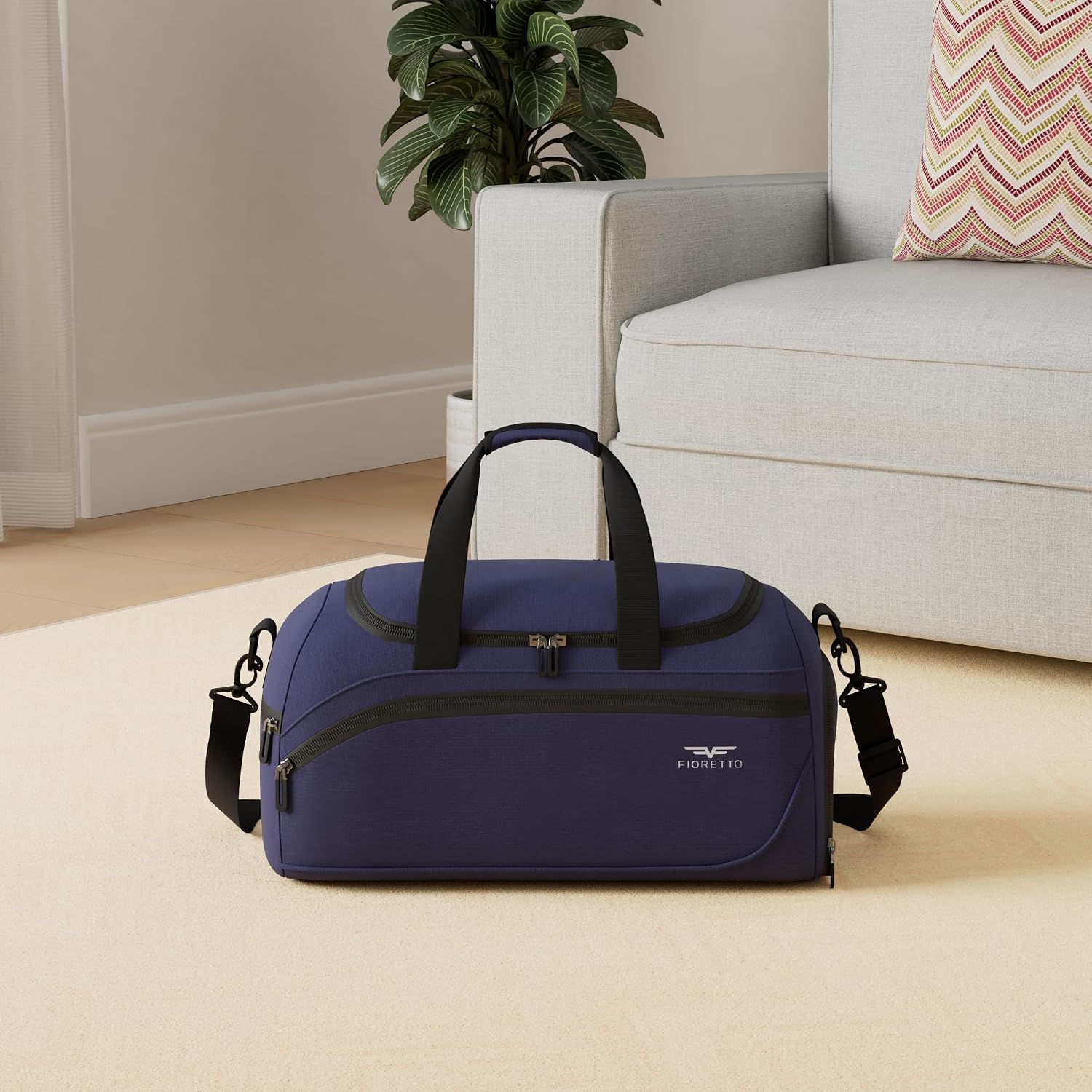 Thumbnail 1 de FIORETTO Mens Sports Gym Bag with Wet Pocket