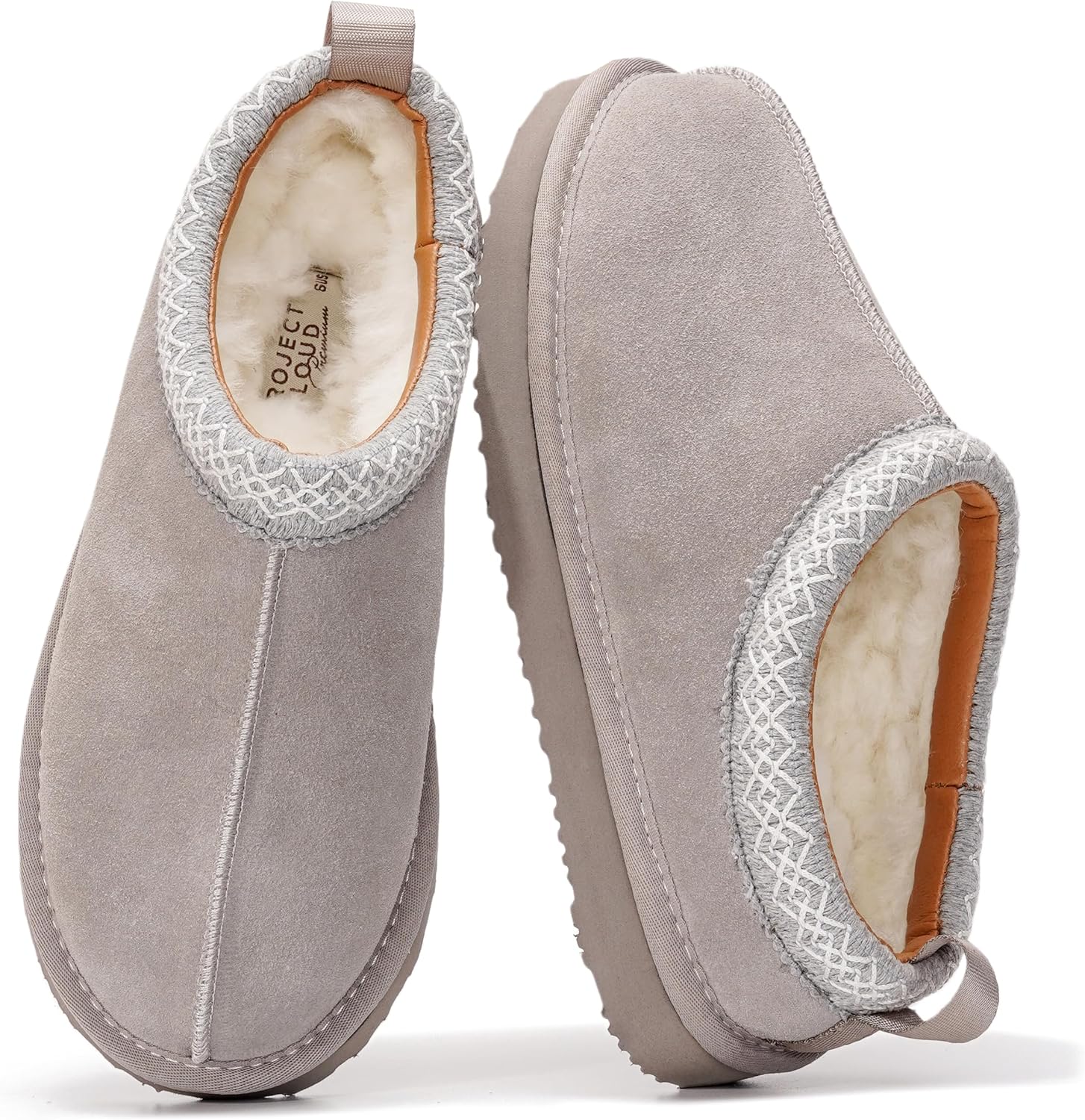Detalle de Project Cloud Nerita leather slippers