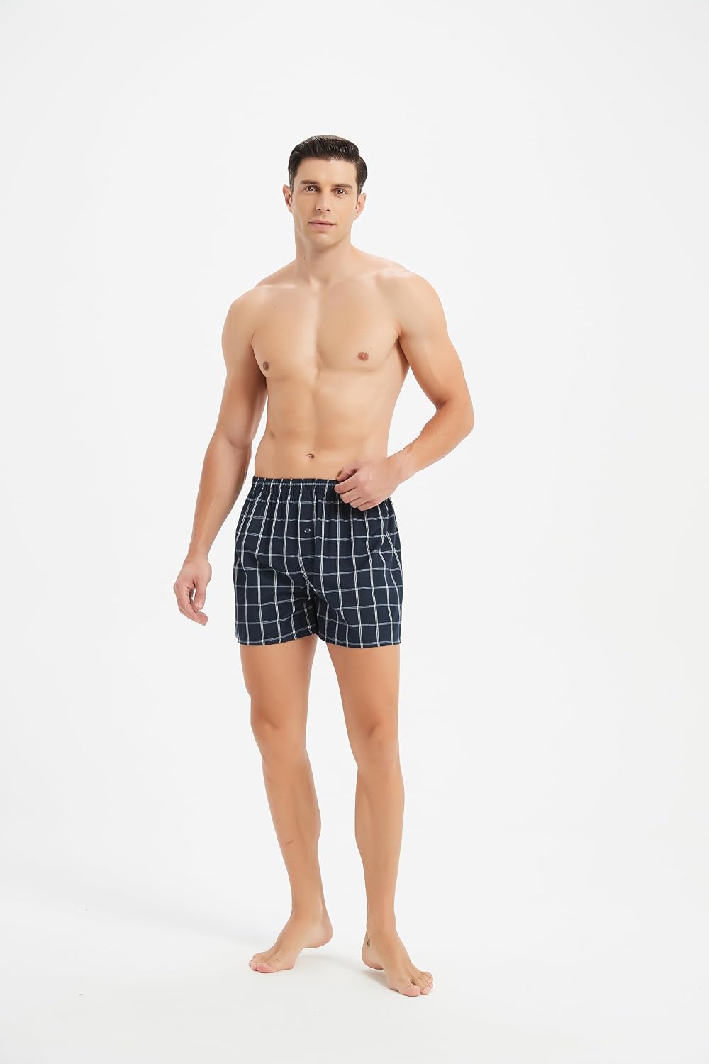 Detalle de JupiterSecret Herren Boxershorts aus Baumwolle – 6er und 10er Pack, Größen S–6XL