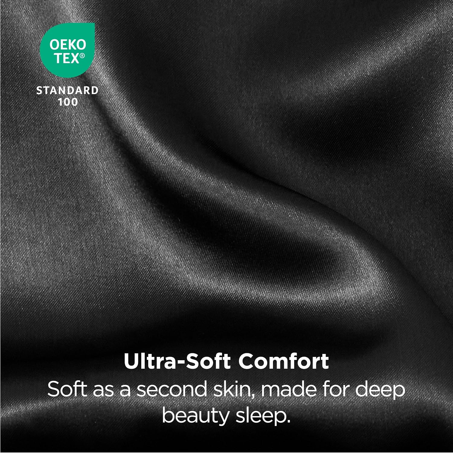 Detalle de Bedsure Satin Pillowcases Queen