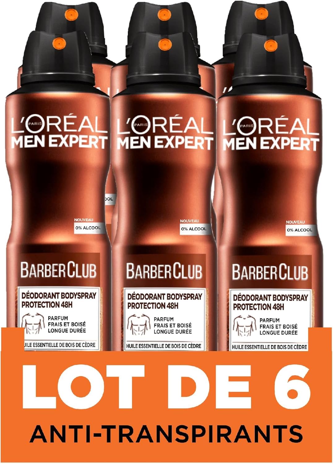 Thumbnail 6 de L’Oréal Paris Men Expert Thermic Resist Déodorant Spray – Lot de 6, 150 ml chacun