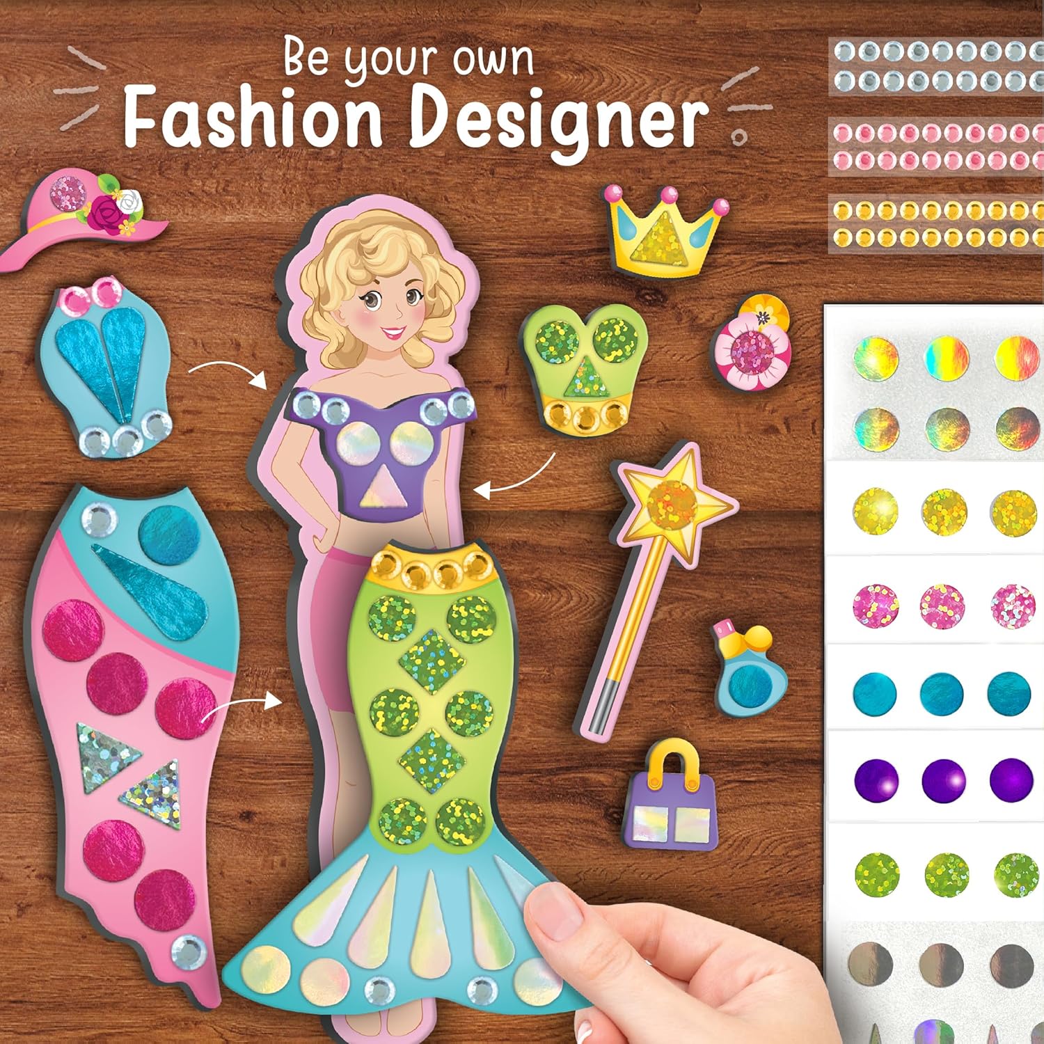 Thumbnail 4 de Imagimake DIY Magnetic Dress-Up Princess: 30-Piece Magnetic Dress-Up Set for Creative Play