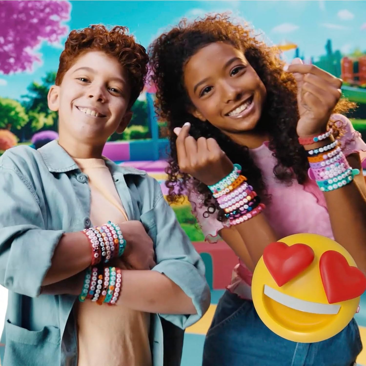 Detalle 2 de Bizak Jelly Bands 63335564-1 armbandenset met bosbessengeur en 3D-bedels