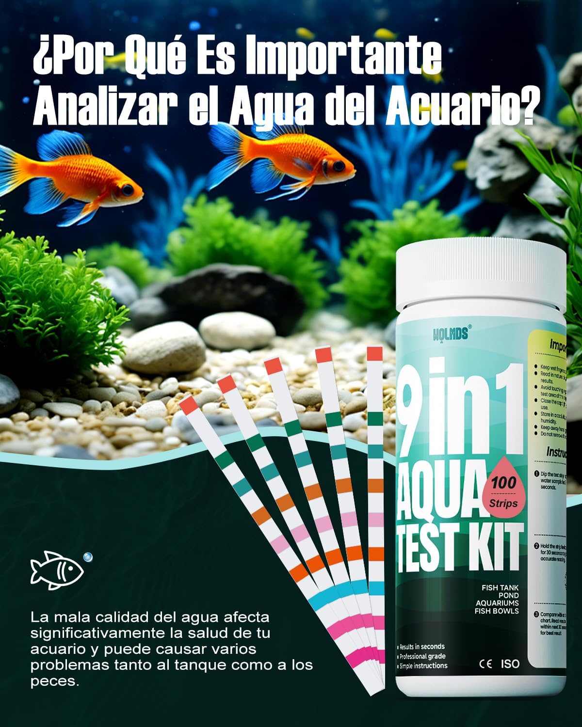 Thumbnail 6 de Wolmds Kit Test Agua 9-en-1 para acuario