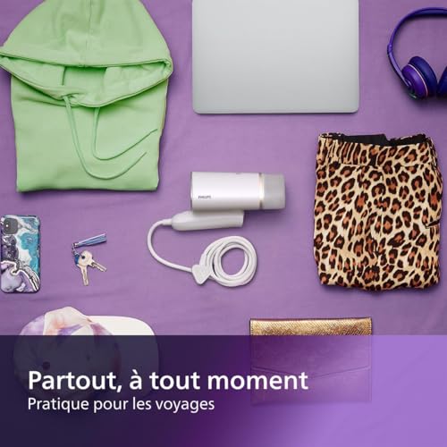 Thumbnail 4 de PHILIPS défroisseur à main 3000 – 1000 W, 20 g/min, pliable et léger, Blanc