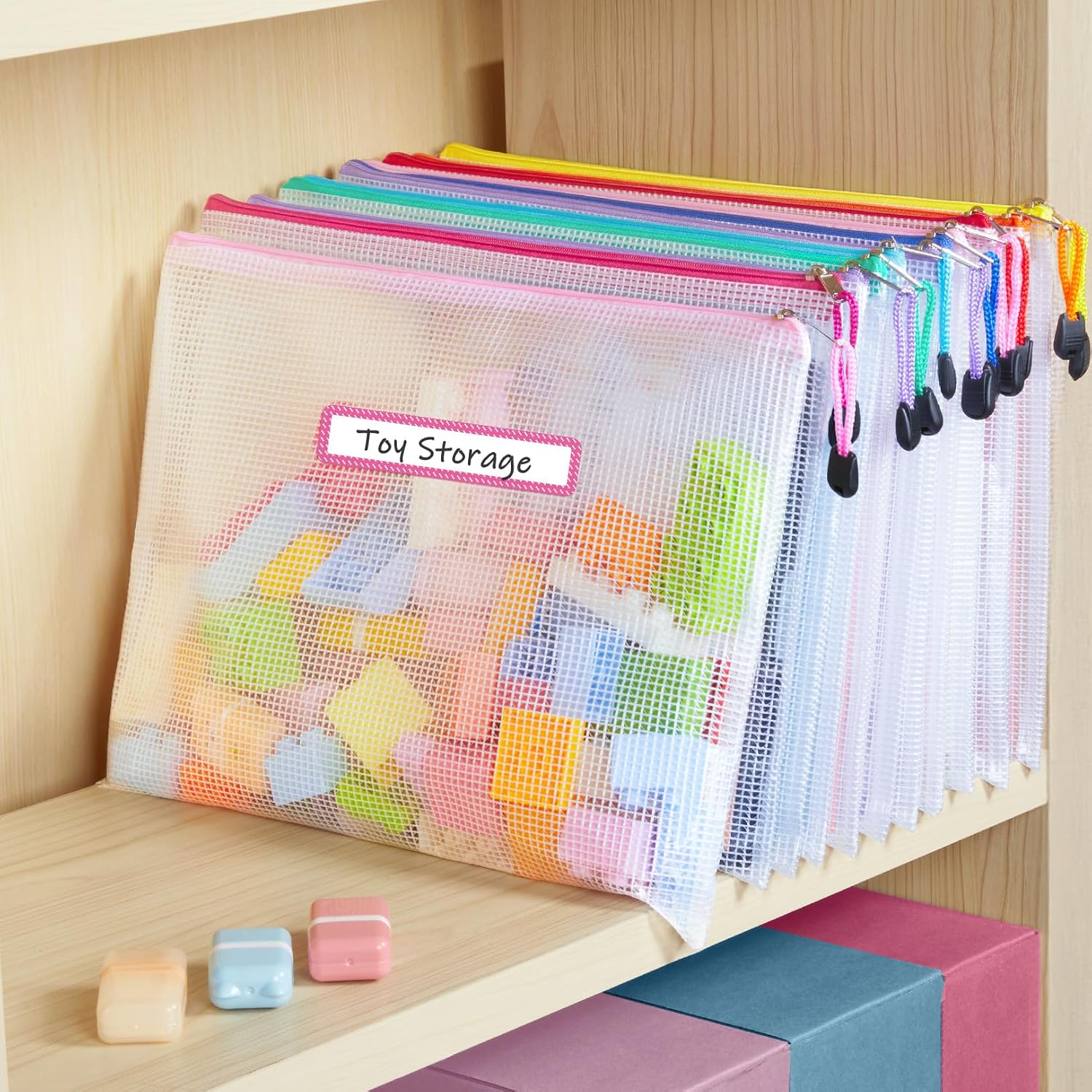 Thumbnail 6 de Sooez Mesh Zipper Pouches, 24-Pack