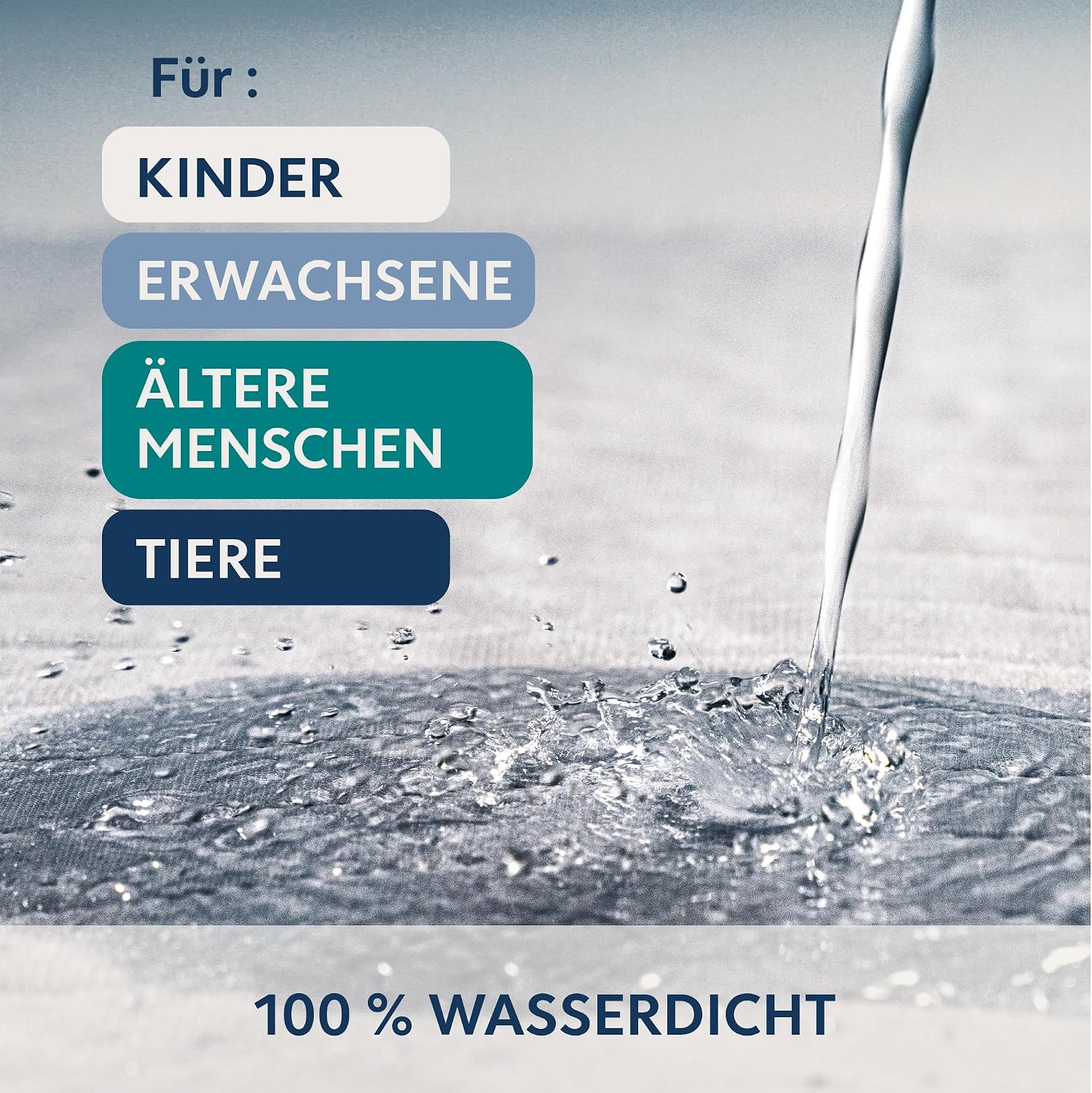 Thumbnail 2 de Dreamzie Inkontinenzunterlage Waschbar 50 x 70 cm – 4er-Set, saugfähig & wasserdicht