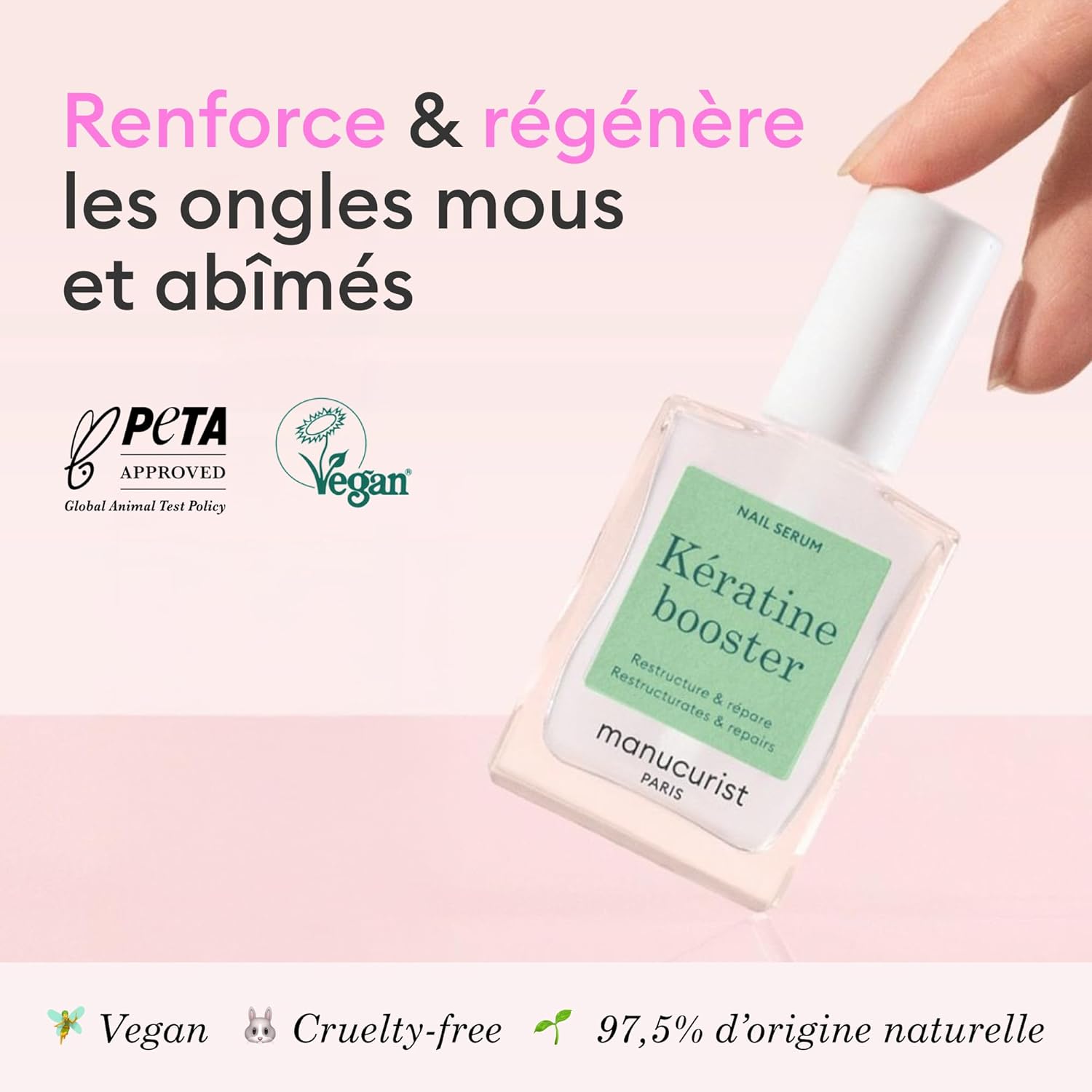 Thumbnail 1 de Manucurist Kératine Booster – Durcisseur Ongles renforçant et réparateur pour ongles fragiles