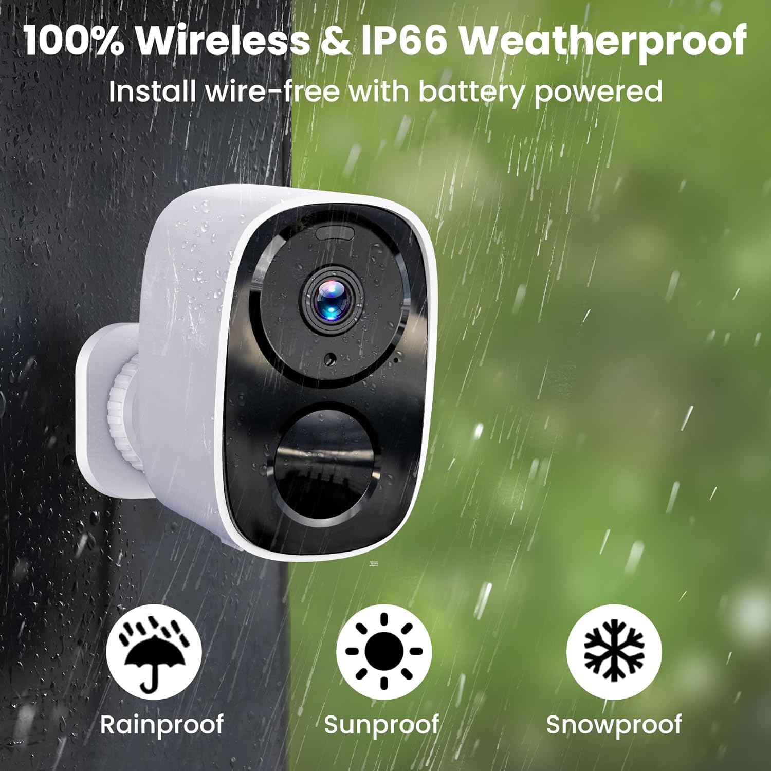 Thumbnail 5 de Funstorm 2K 3MP Outdoor Wireless Security Camera