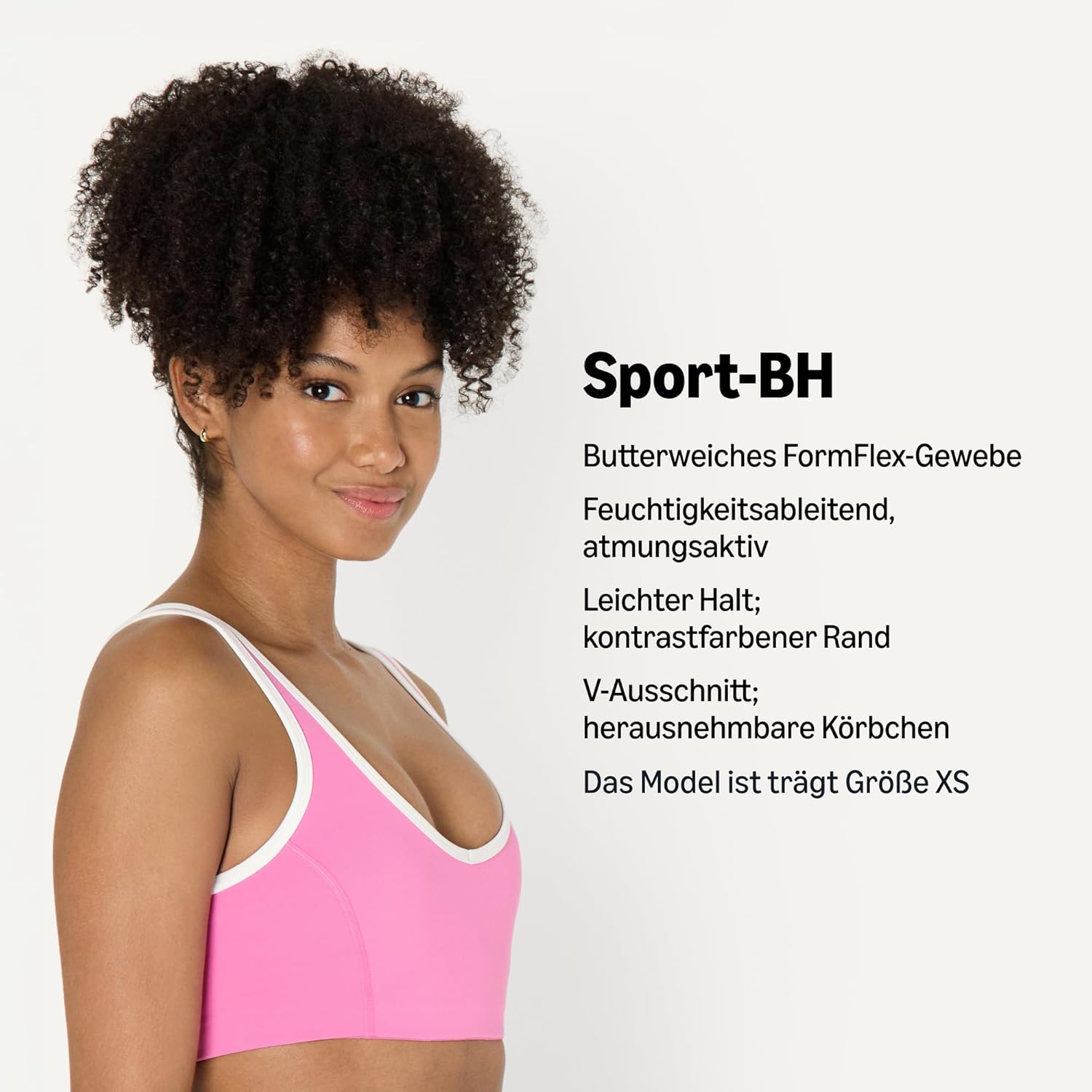 Thumbnail 1 de Amazon Essentials Damen Active FormFlex Butterweicher Sport-BH mit V-Ausschnitt (leicht halt)