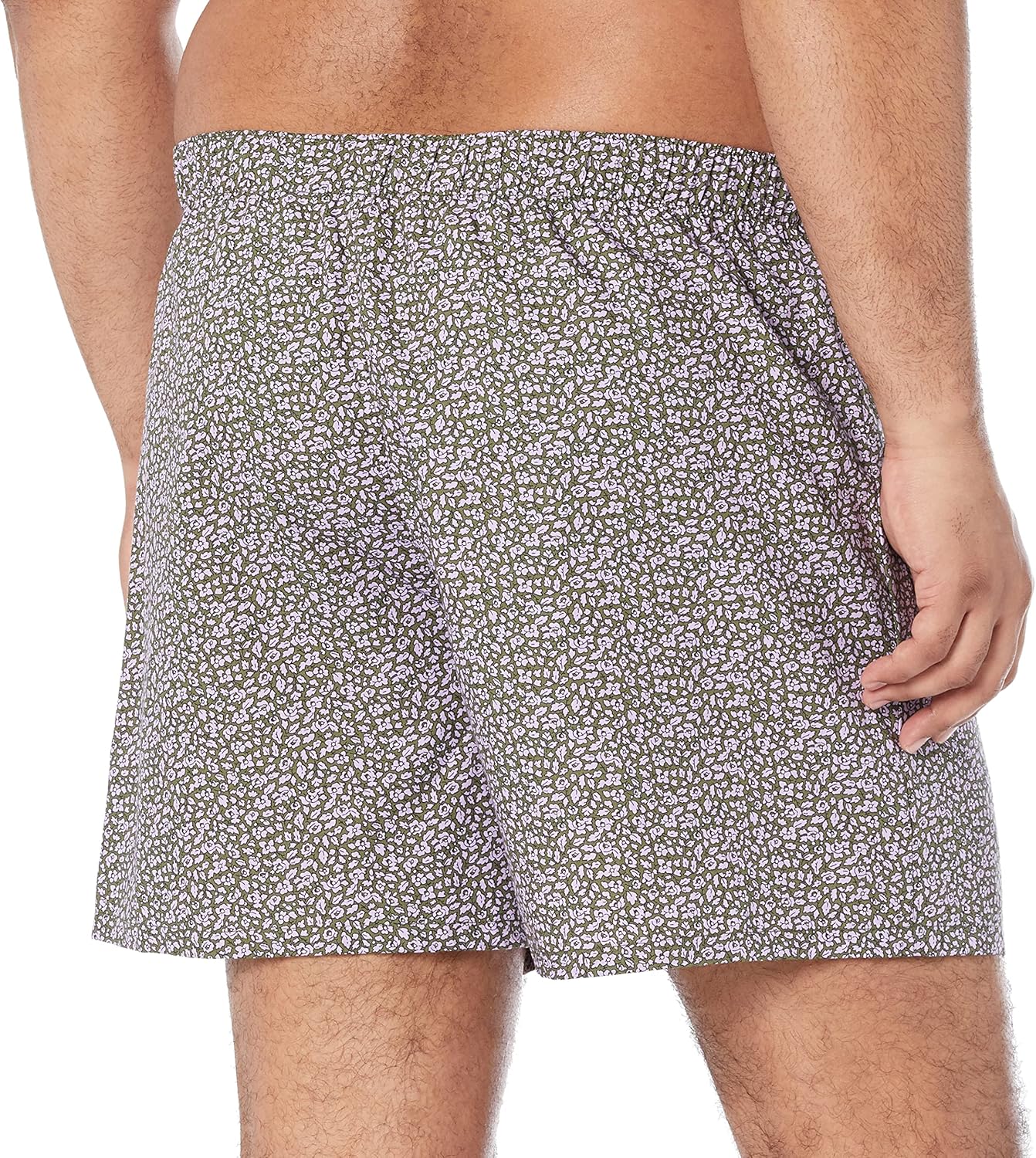 Detalle de Amazon Essentials Men's Woven Cotton Boxer Short Underwear (Big & Tall)