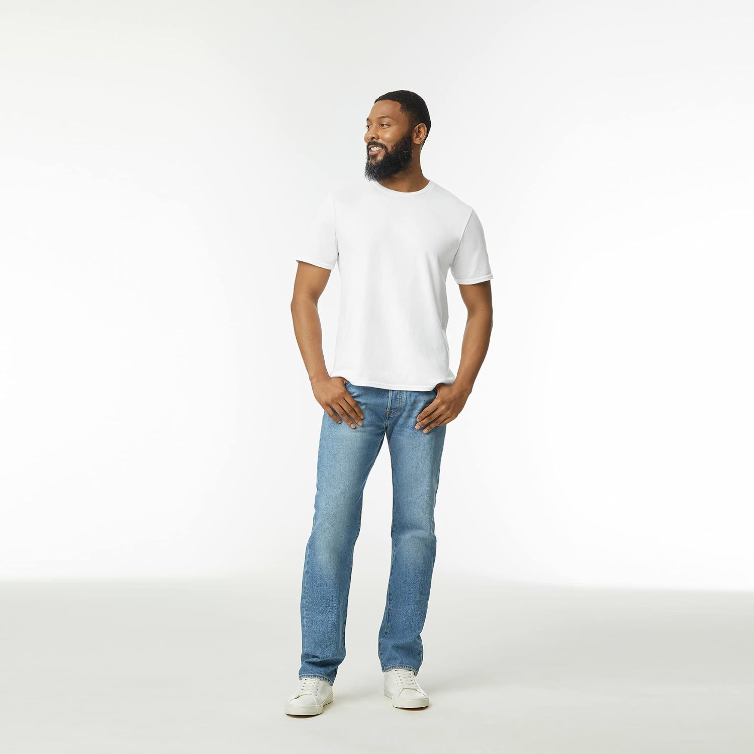 Detalle de Gildan Adult Softstyle Cotton T-Shirt, Style G64000 — Multipack