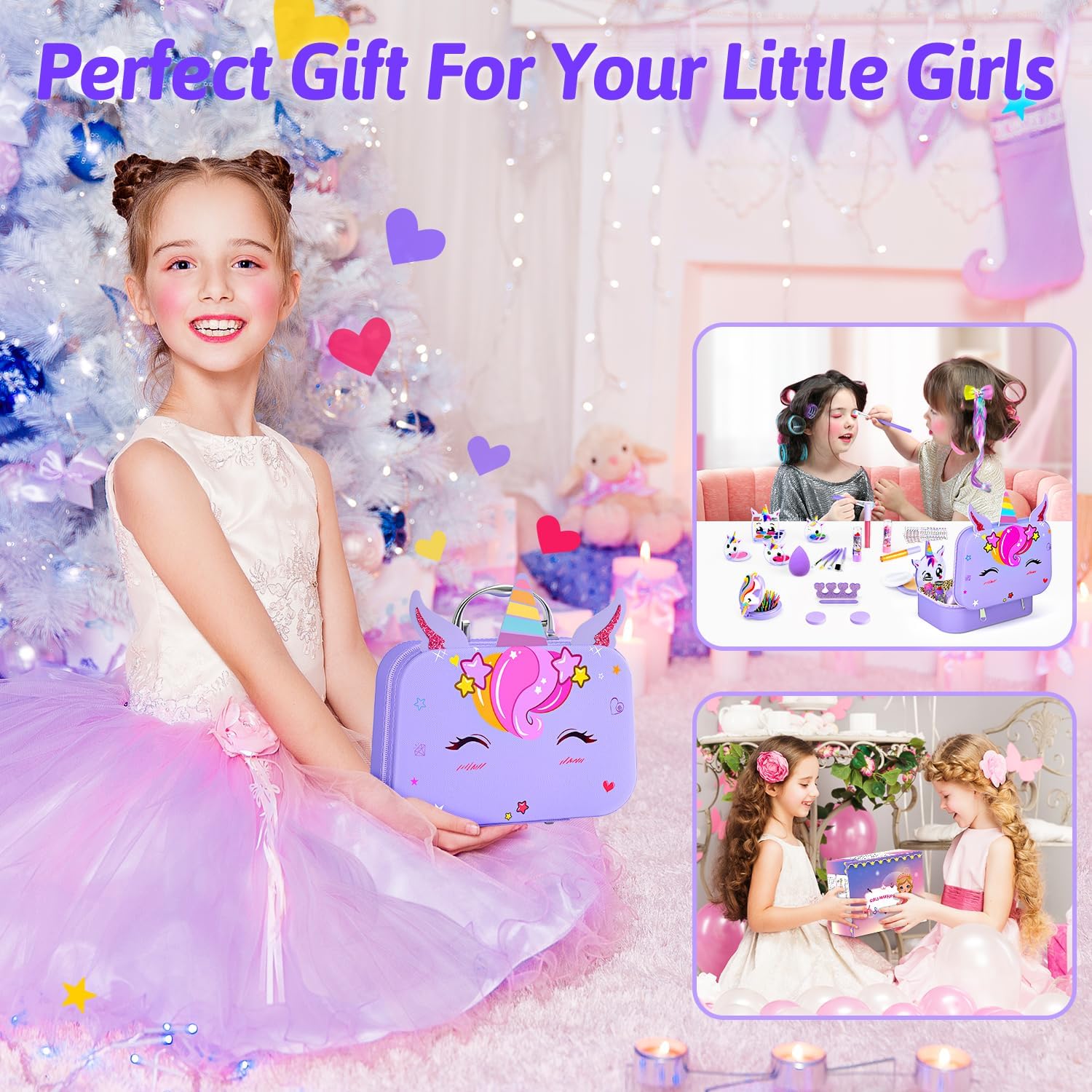 Thumbnail 6 de Mqsiuve Little Girls Makeup Kit washable set for ages 3–12