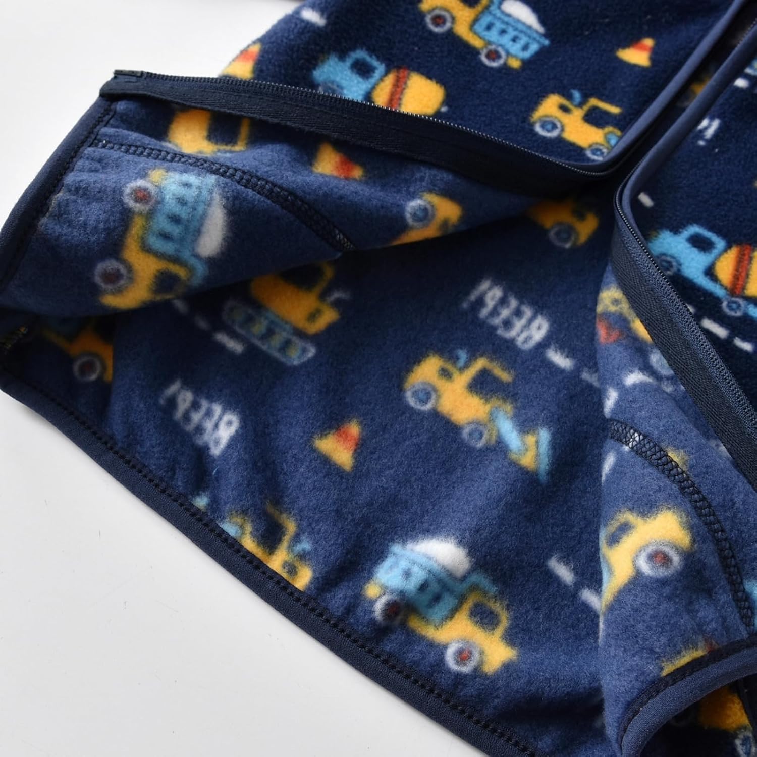 Detalle de EIGIOO Toddler Fleece Jacket for Kids, Lightweight Zip-Up with Pockets