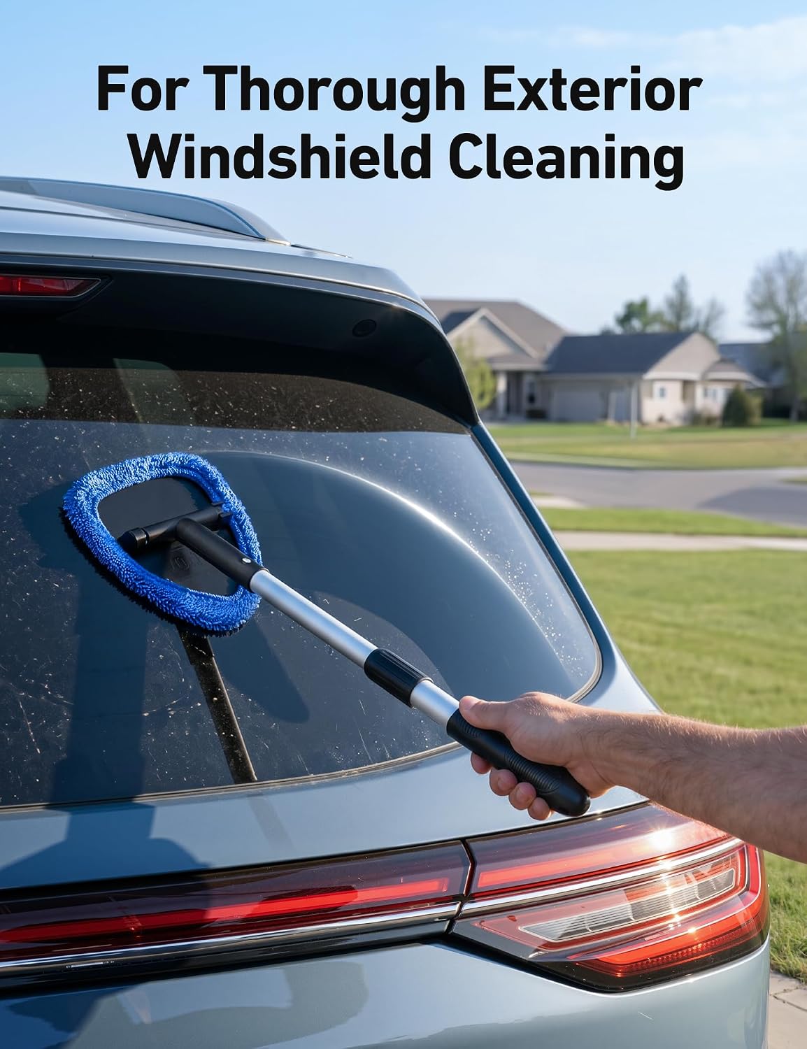 Detalle de AstroAI Windshield Cleaner Tool with Microfibre Pads