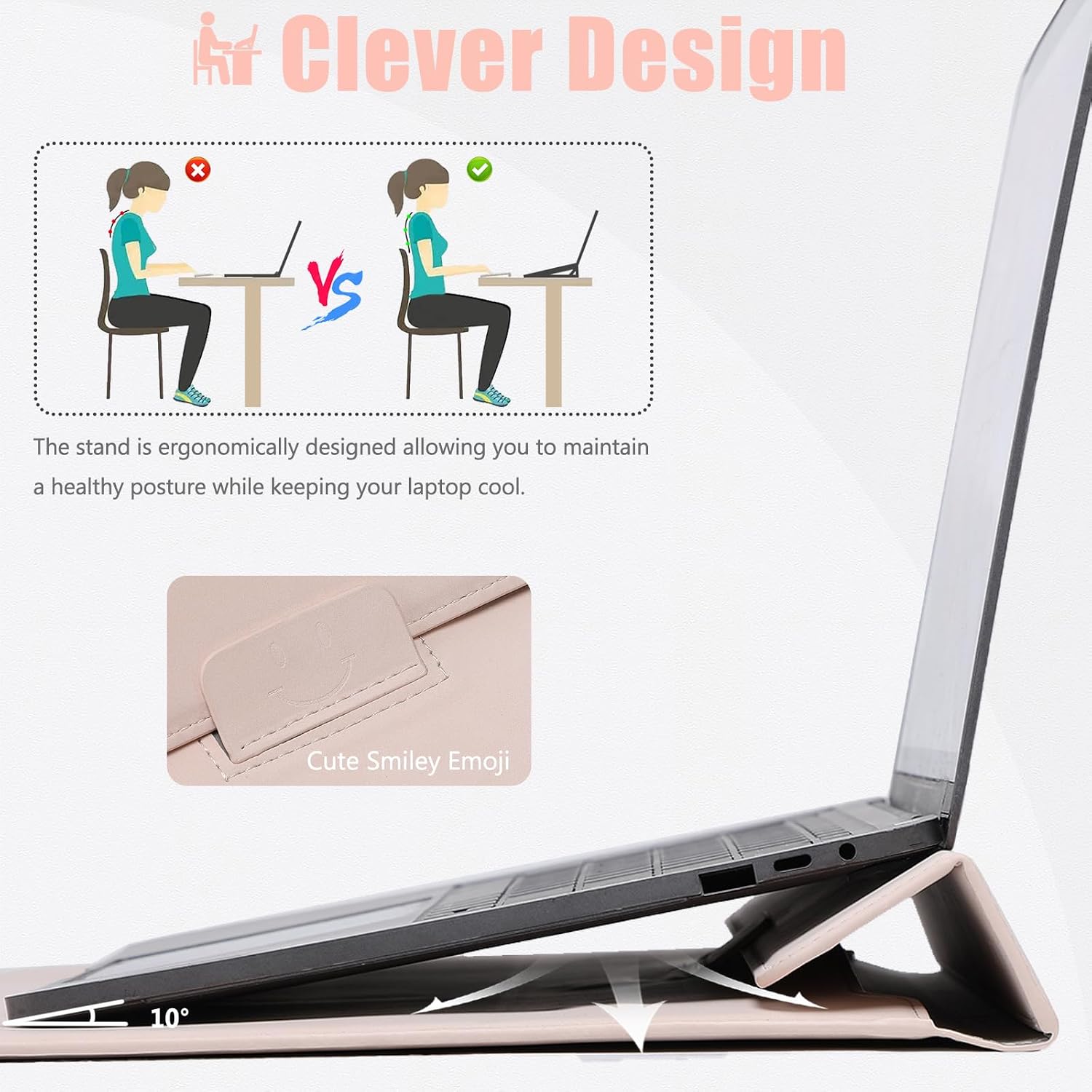 Detalle 2 de HYZUO laptop sleeve case 13.3 to 14 inch