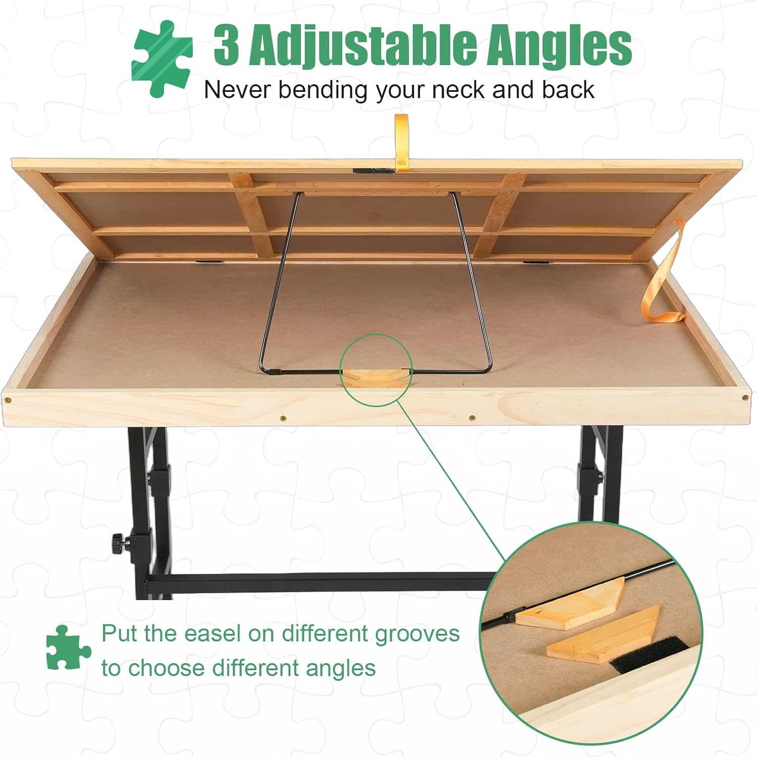 Thumbnail 4 de ALL4JIG 25x34 Jigsaw Puzzle Table 🧩