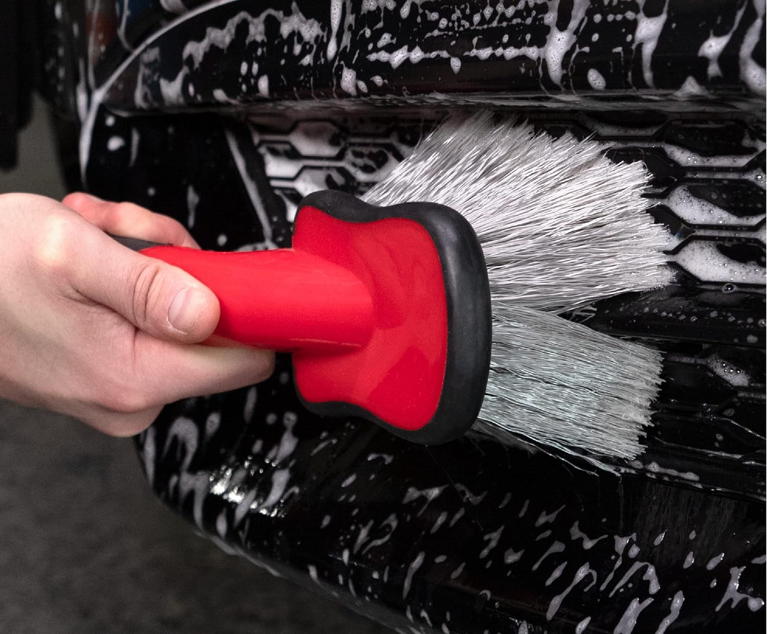 Detalle 2 de Mothers Car Wash Brush 10 Inch tire cleaner 🧽