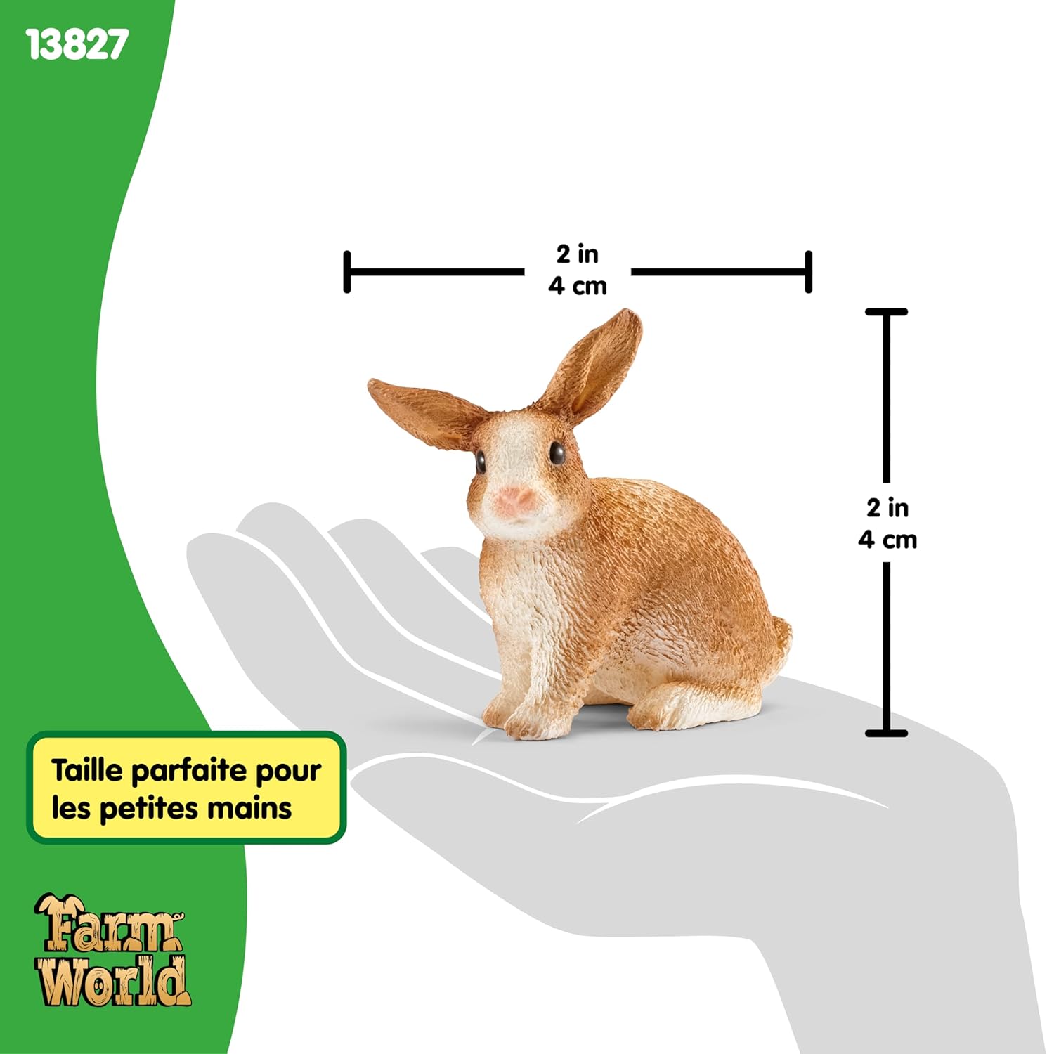 Thumbnail 4 de Schleich Farm World Lapin 13827 – Figurine Ferme, 4 x 3 x 4 cm