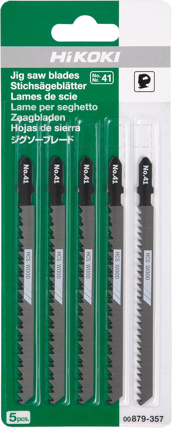 Detalle de HiKOKI NO.97 0096-3400 ジグソー用ブレード ステンレス用・21山/インチ・5枚入
