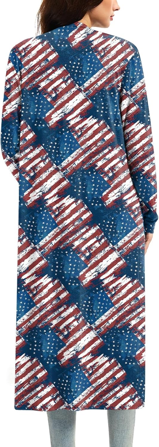 Detalle 1 de AYIFU Women's Maxi Cardigan