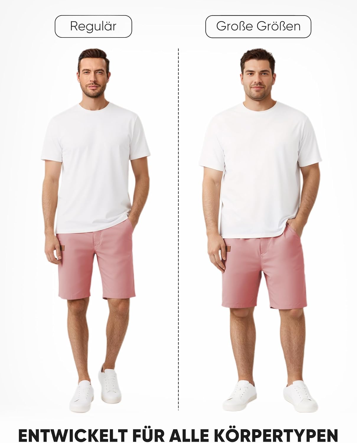 Thumbnail 4 de JMIERR Kurze Hosen Herren Sommer Shorts – Baumwolle, elastischer Bund, Taschen
