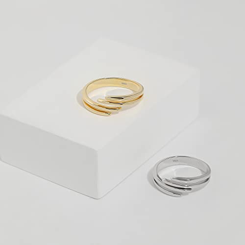 Thumbnail 1 de Meissa Calin Embrace, bague réglable en argent 925 pour femme