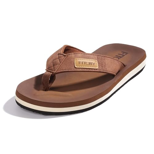 Detalle de FITORY Homme Confortable Tongs été antidérapante – Taille 42 EU