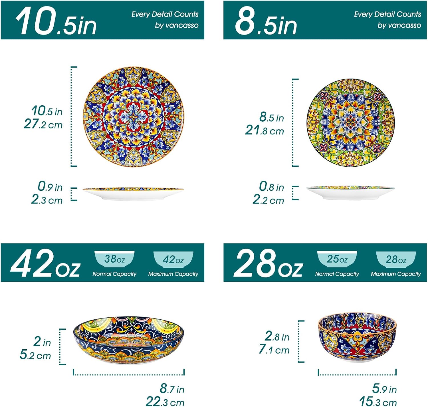 Thumbnail 1 de vancasso SIMI 24-Piece Dinnerware Set