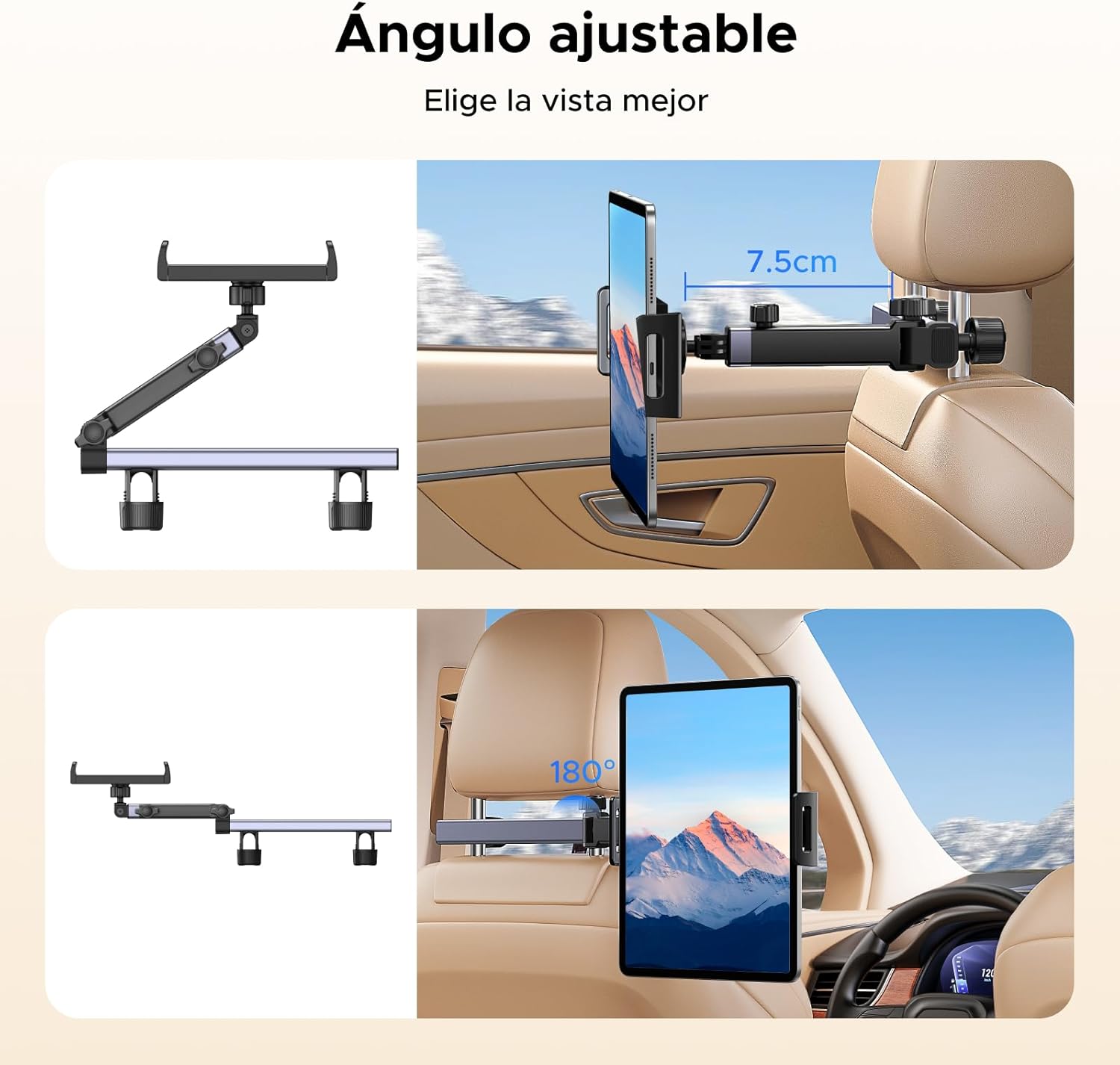 Thumbnail 2 de UGREEN Soporte Tablet Coche 360°