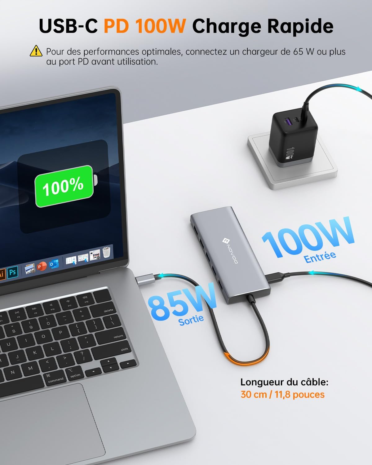 Thumbnail 5 de NOVOO Station USB C 12 en 1