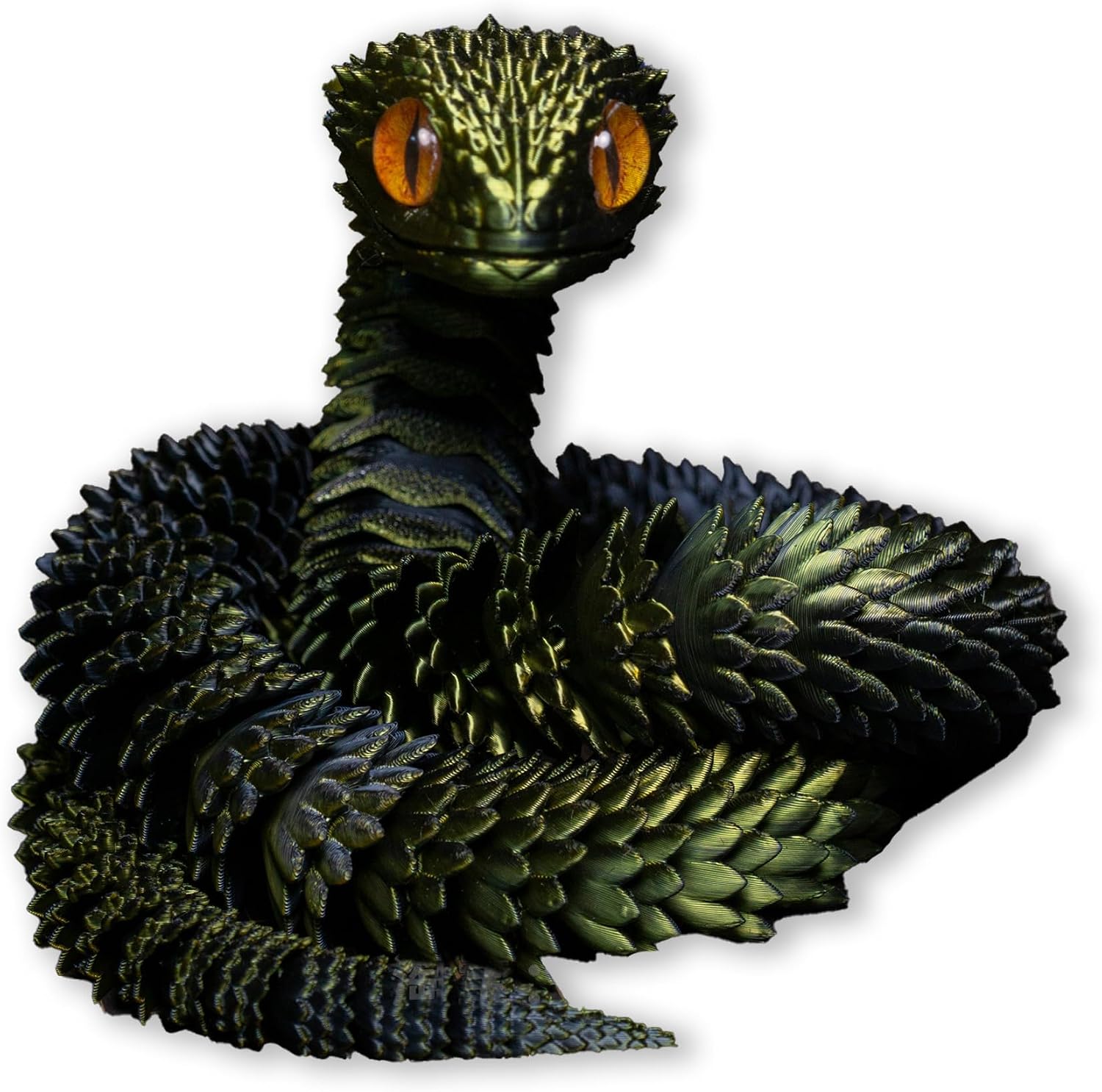 Detalle de 3D Printed Snake Viper Toy, 24-Inch