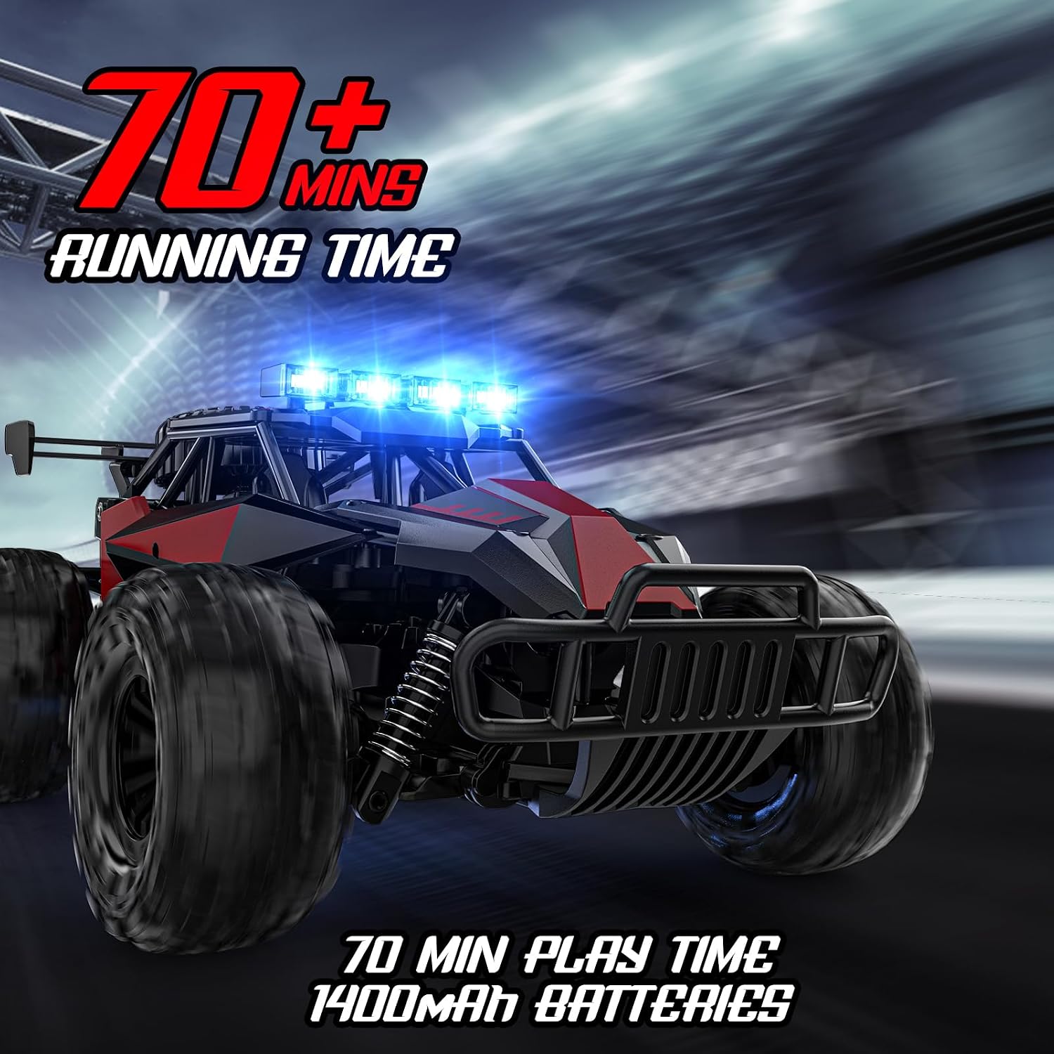 Thumbnail 2 de BLUEJAY 1809 RC Monster Truck, 1:12 Scale, 33 km/h, 2.4 GHz