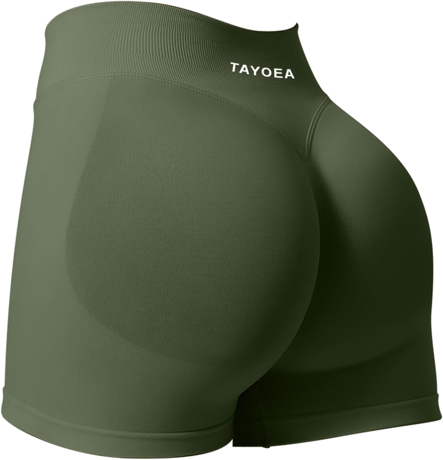Detalle de TAYOEA Sport Shorts Damen Scrunch Kurze Sporthose – Push Up, Nahtloses Design, Butt Lifting