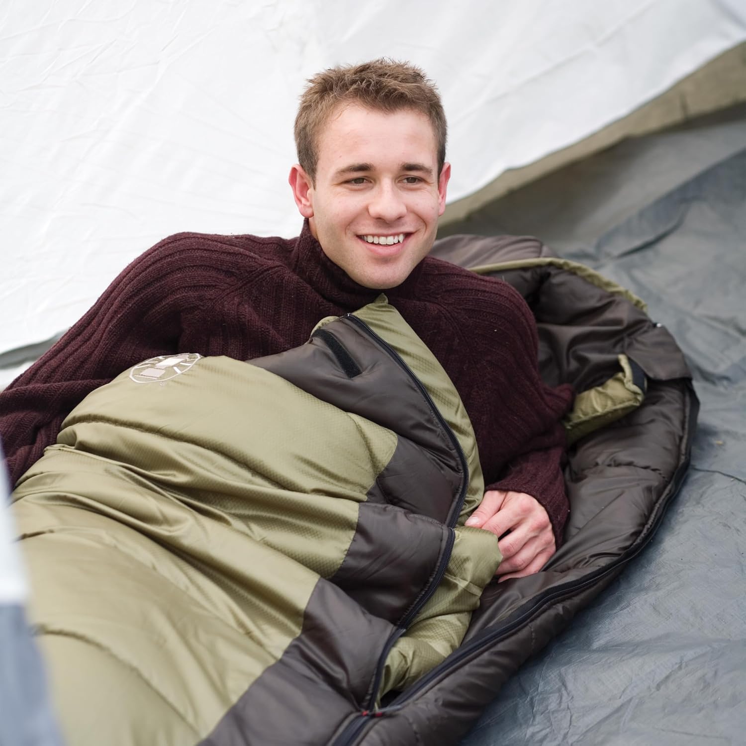 Detalle 2 de Coleman North Rim 0°F Big & Tall Sleeping Bag ⛺