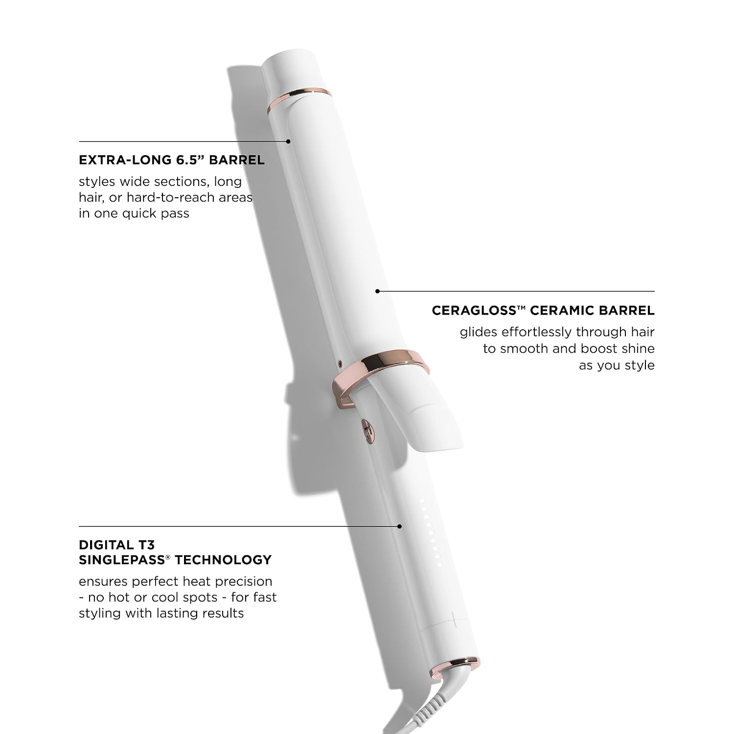 Detalle de T3 SinglePass Curl X 1.5in curling iron