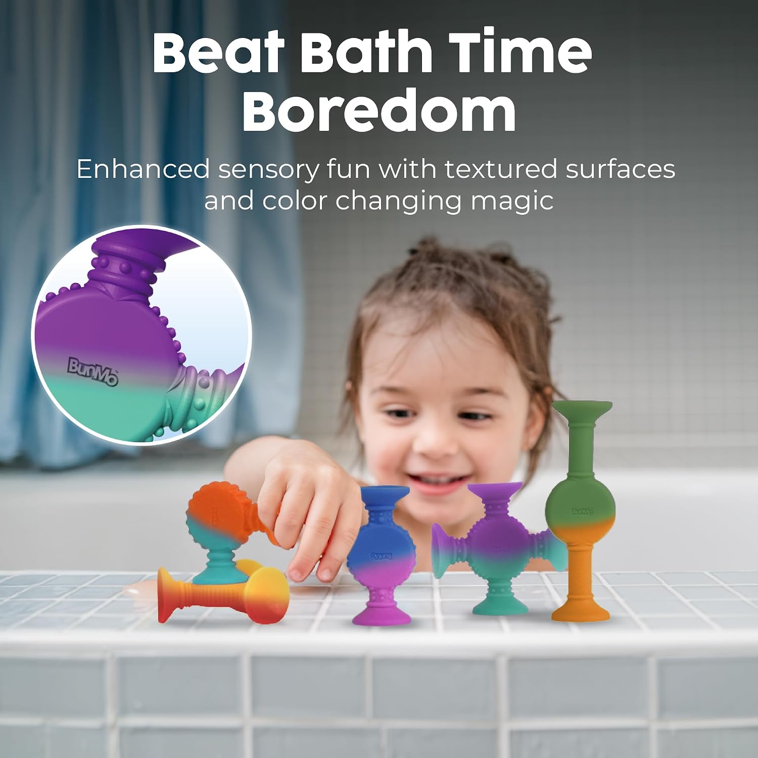 Thumbnail 1 de BUNMO Bath Toys 10 Pack