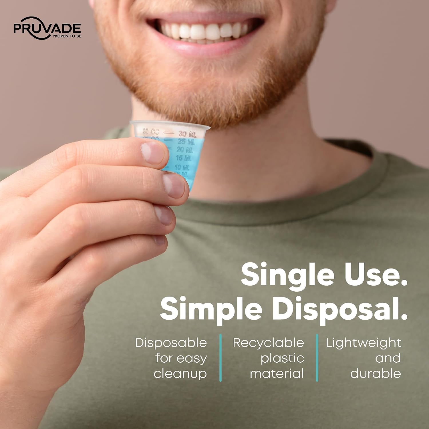 Thumbnail 4 de Pruvade 2000 Pack - 1 oz Disposable Medicine Cups with Graduated Dosage Lines