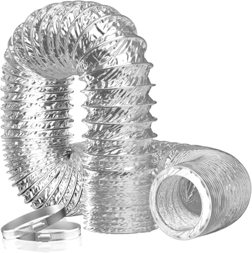 Detalle de Hon&Guan Tubo flexible de aluminio 200 mm x 5 m para ventilación
