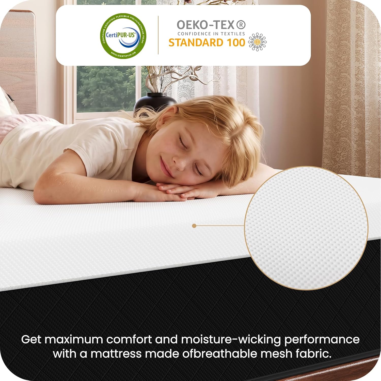 Detalle 2 de Extra Firm Queen Mattress, 14-Inch
