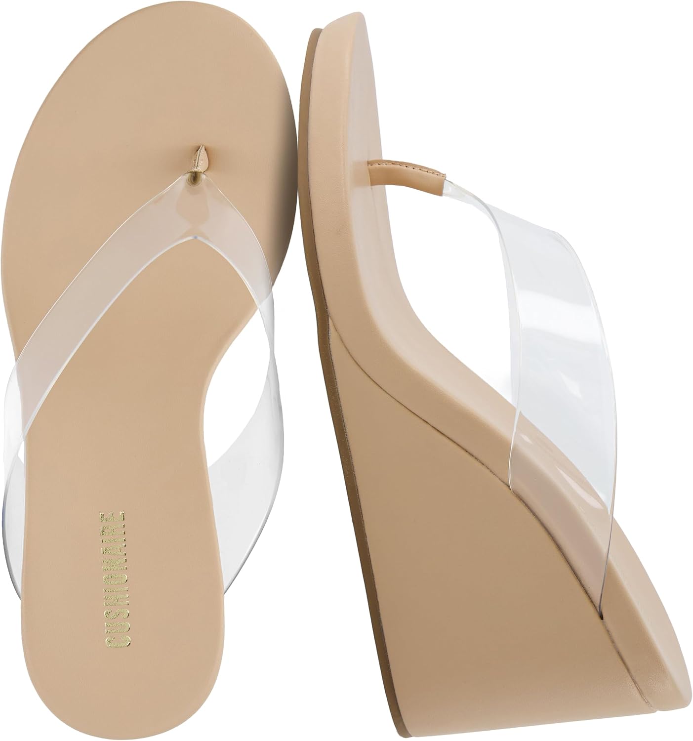 Detalle de CUSHIONAIRE Bera Platform Thong Sandals for Women