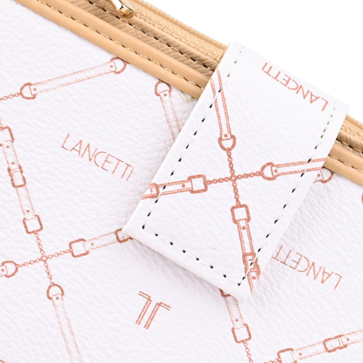 Thumbnail 5 de LANCETTI Portafoglio Donna Grande beige