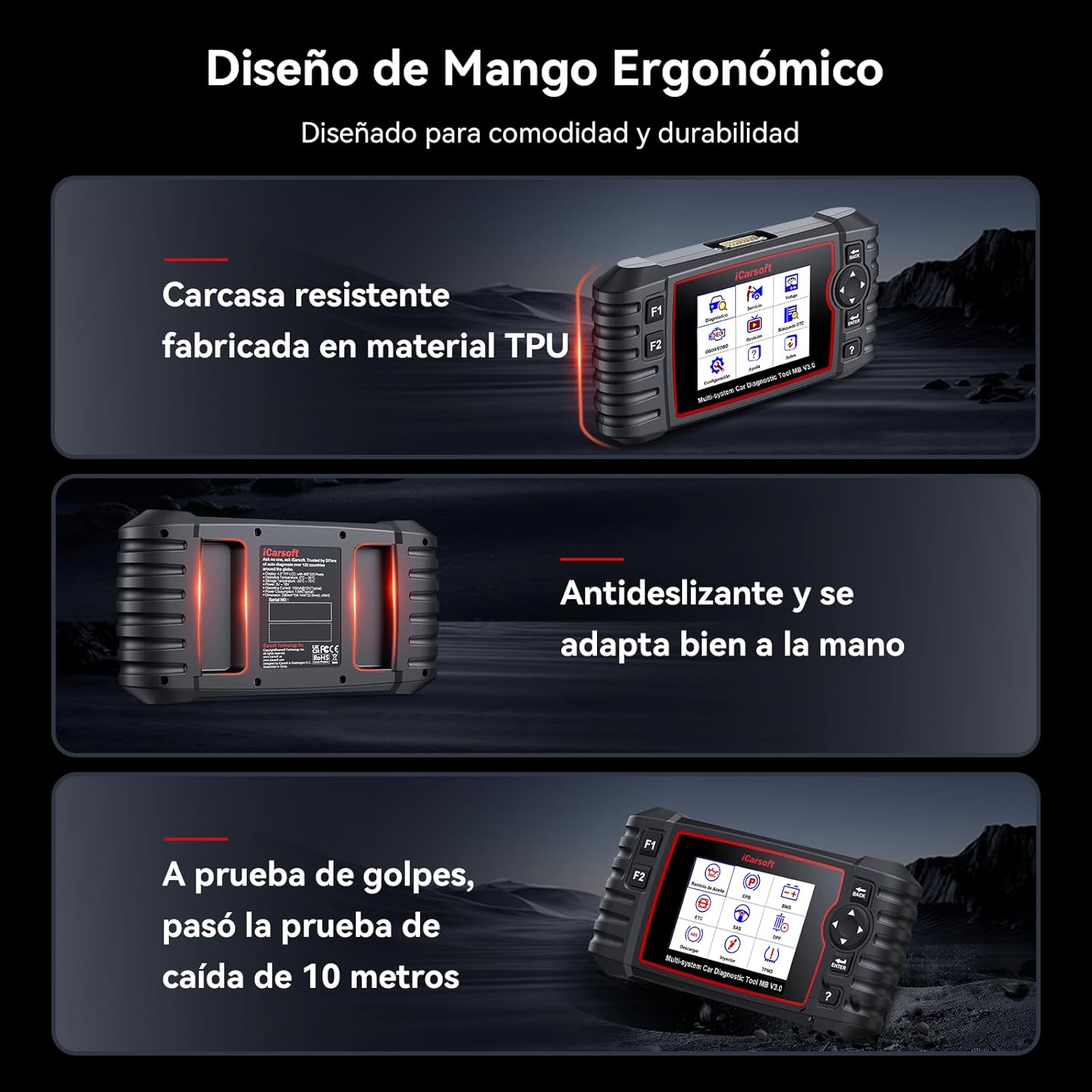 Thumbnail 6 de iCarsoft MB V3.0 OBD2 Escáner Bidireccional