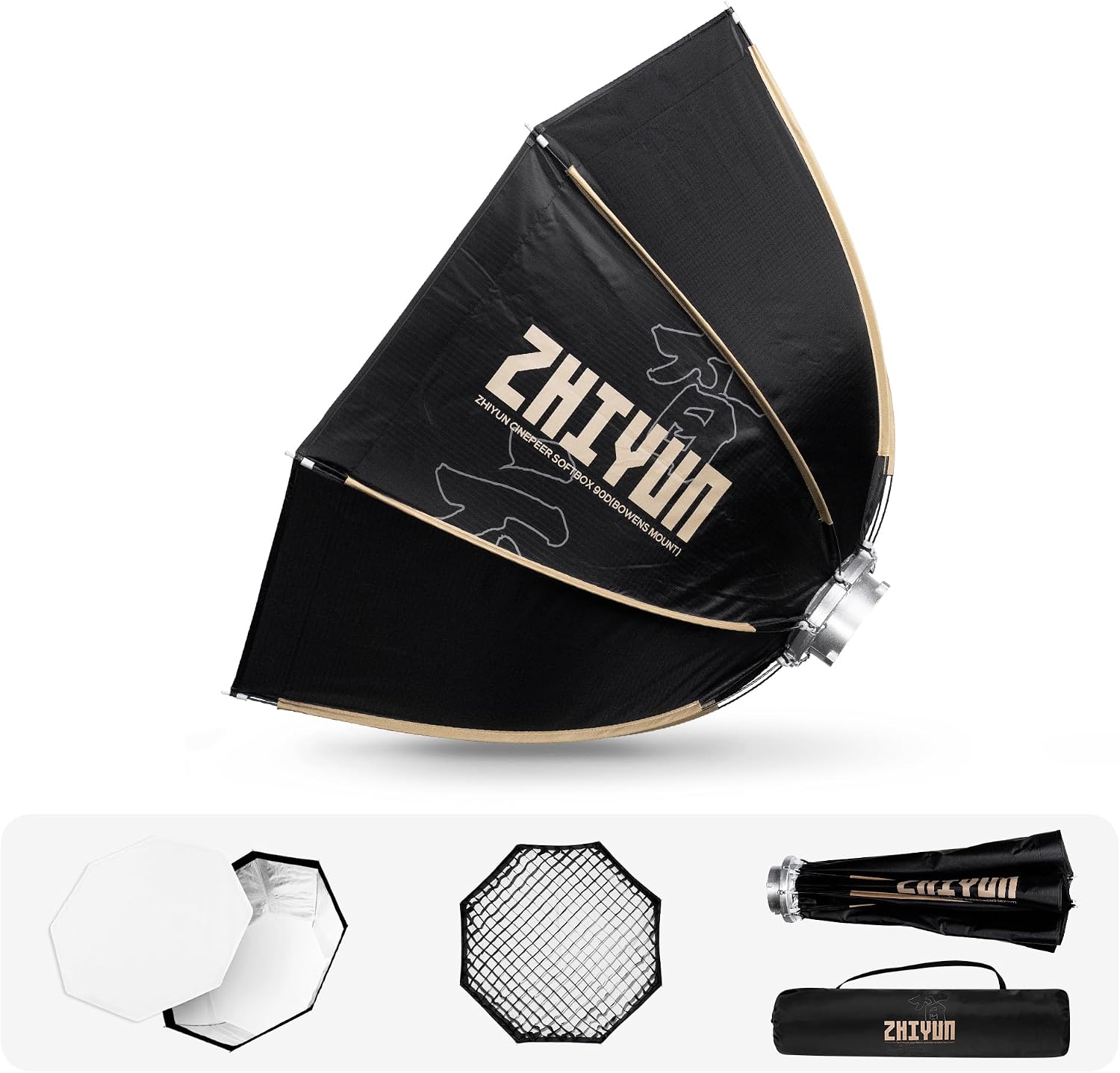 Thumbnail 6 de ZHIYUN CINPEER 60cm Bowens Mount Octagonal Softbox with Quick Release