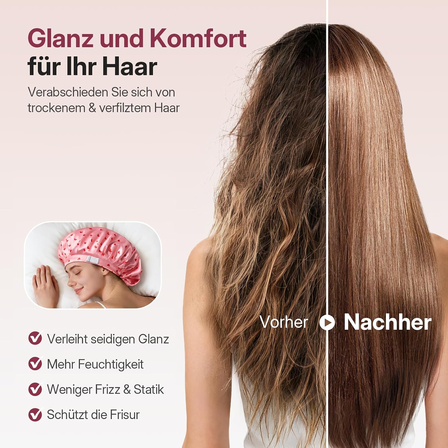 Thumbnail 2 de LitBear Satin Schlafmütze Bonnet