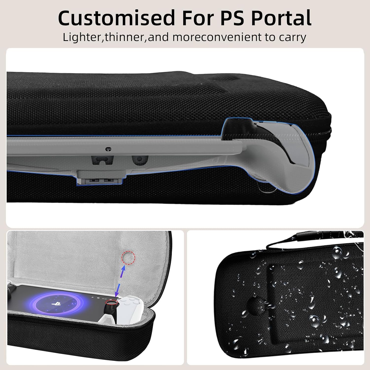 Detalle de TXWLLIU Reisetasche für PS5