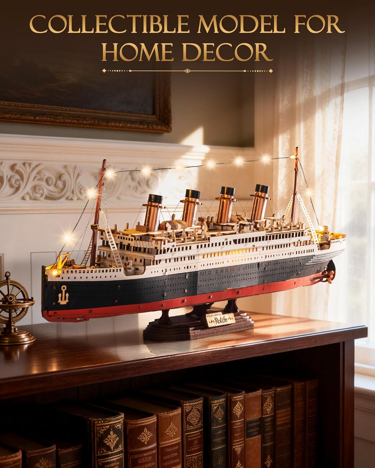 Thumbnail 5 de Rolife Titanic 3D puzzle model 433 pieces