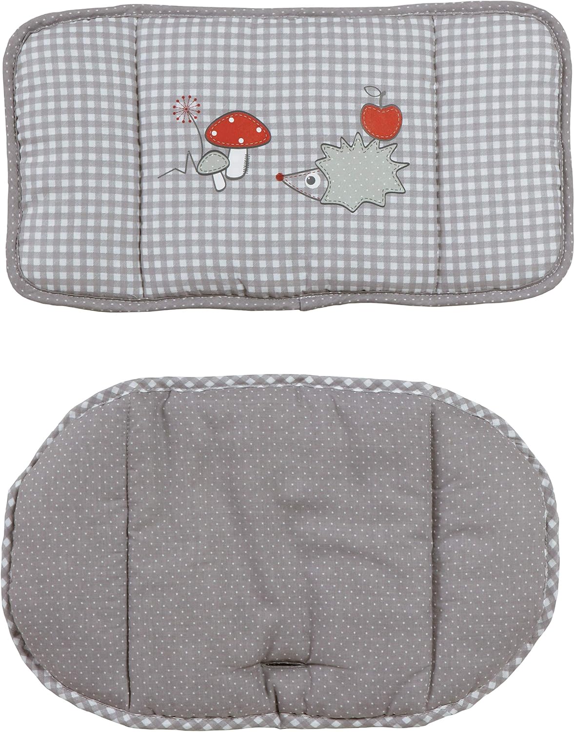 Thumbnail 4 de roba Cuscino Riduttore Indibär per Sedia e Seggiolone – Set 2 pezzi Grigio, Cotone Traspirante