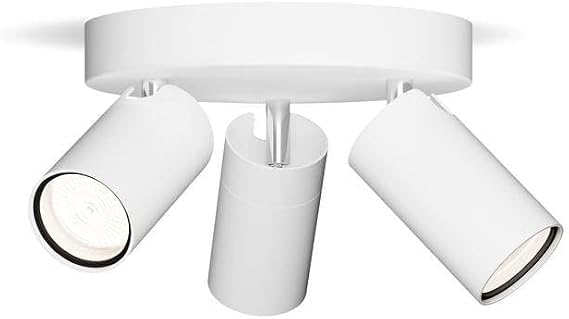 Detalle de Philips Idris - Foco de Baño Redondo 3 Luces 💡 Resistente
