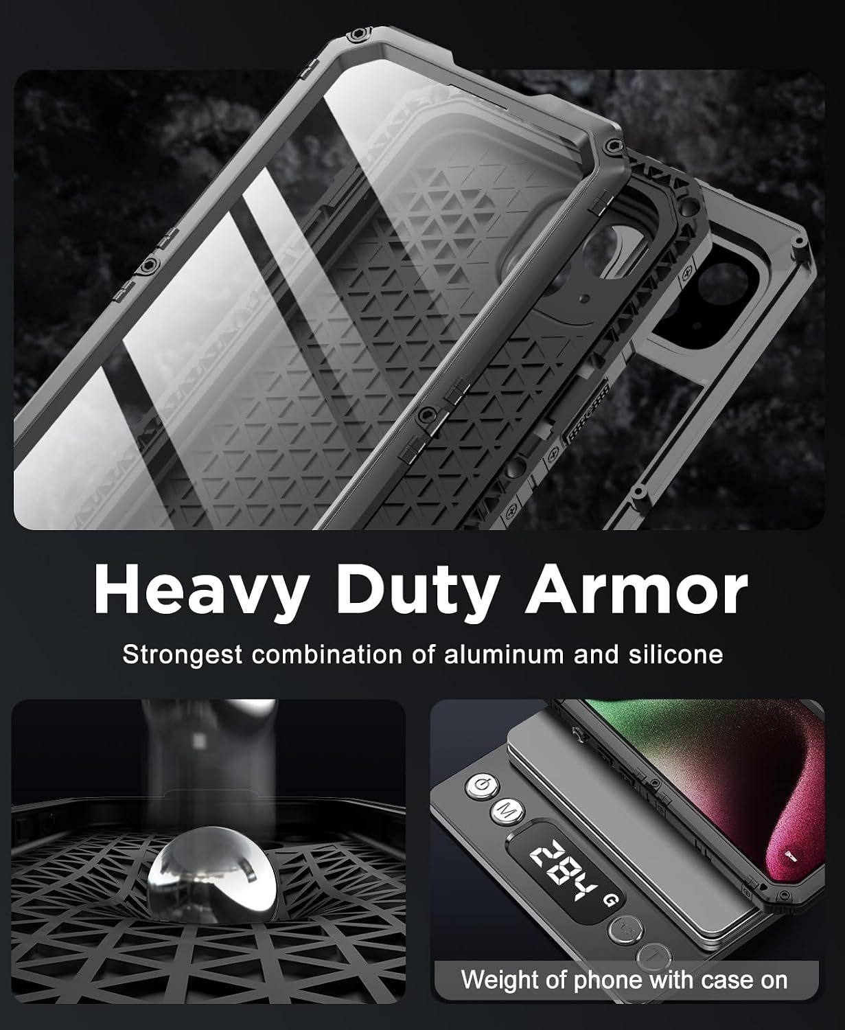 Detalle de Beeasy iPhone 15 waterproof case 6.1 inch